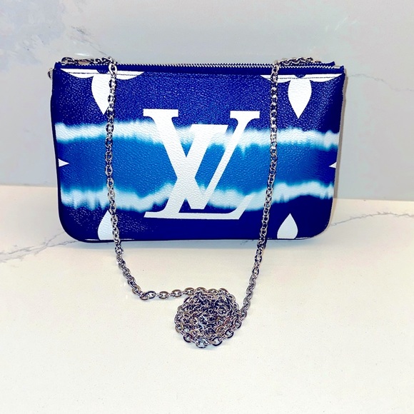 RARE Louis Vuitton Escale Double Zip Pouch - Picture 1 of 3